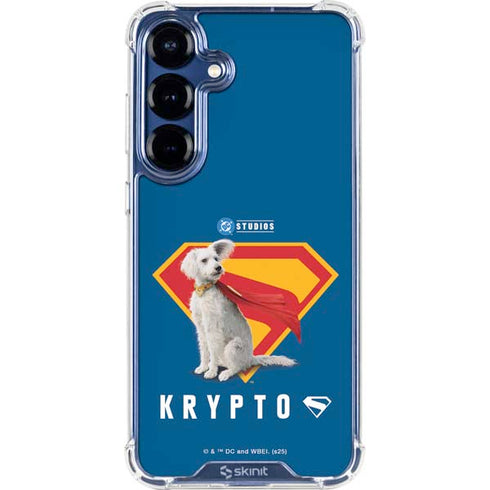 Superman 2025 Krypto the Super Dog Galaxy S25 Clear Case